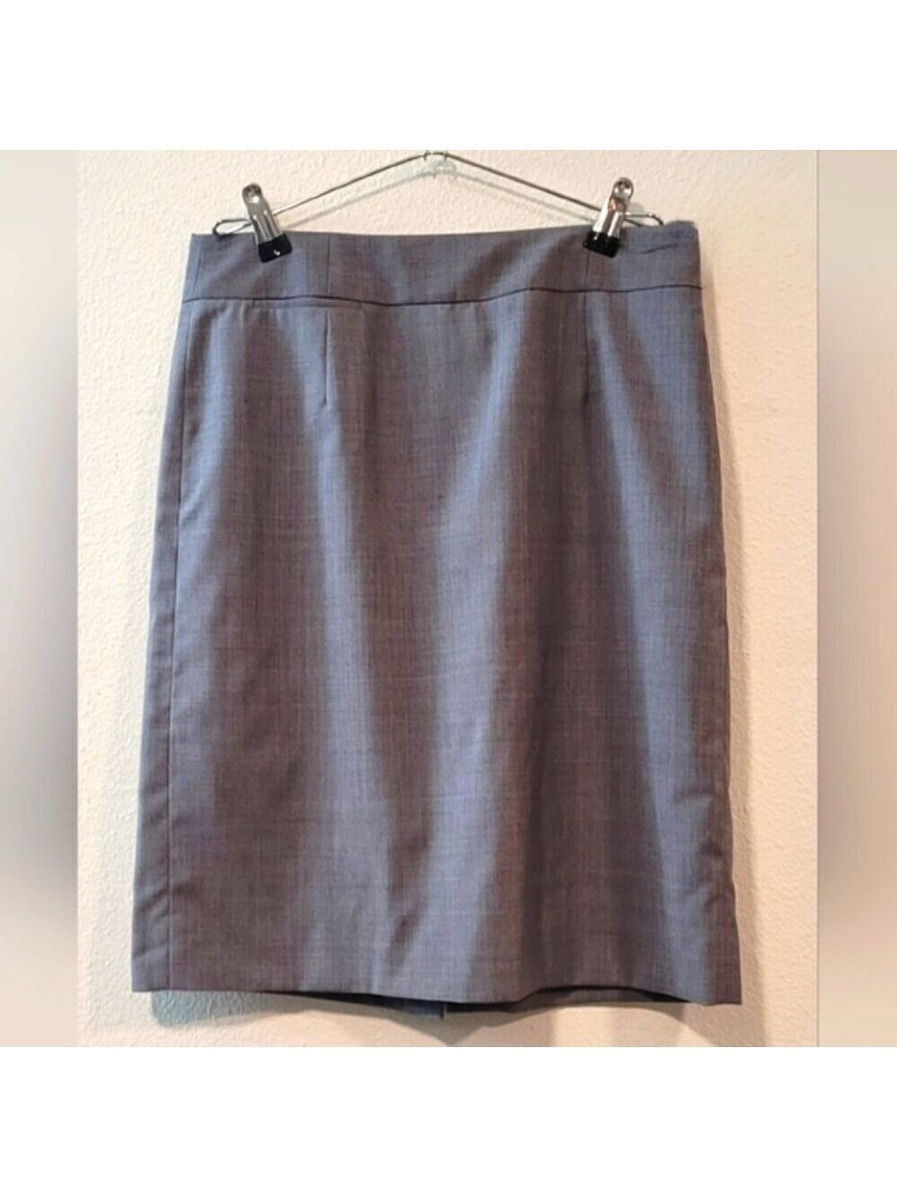 J.Crew Size 2 Gray Wool Skirt